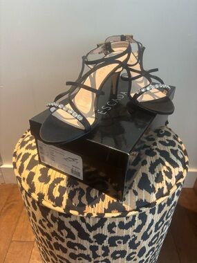 Escada new satin heel sandals